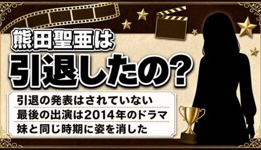 熊田聖亜の引退は2014年！日本アカデミー賞から2年で消えた経緯を調査